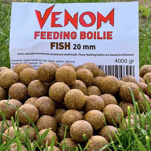 Feedermánia Venom Feeding Boilie Fish 20mm 4000gr Kŕmne boilies