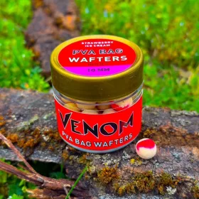 Venom PVA Bag Wafters Jahodová zmrzlina 10mm Wafter 50gr