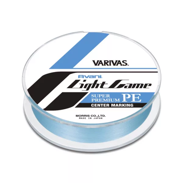 Varivas Avani Light Game Premium PE X4 150m #0,3 0,085mm 6,5lb Natural Blue Pletená hlavná šnúra