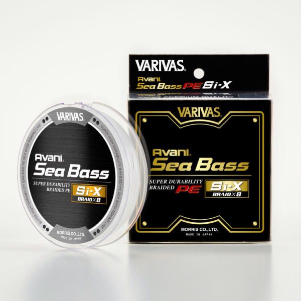 Varivas Avani Sea Bass SI-X PE X8 150m #1,5 30lb Premium White Pletená hlavná šnúra