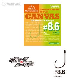  Varivas Super Trout Area Tournament Canvas #8,6 Fast Hooking Special Bezprotihrotový Háčik 15ks