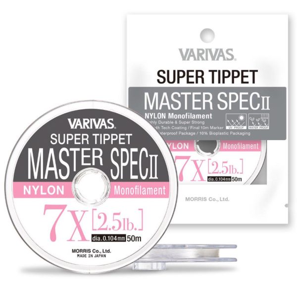 Varivas Super Tippet Master Spec ll Nylon 3X 50m 0,205mm 7,6lb Muškársky Nadväzec