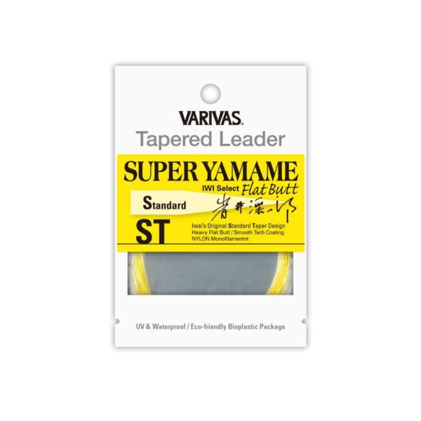 Varivas Kužeľovitý náväzec Tapered Leader Super Yamame Flat Butt ST 4,57m 0,165m 4X Flash Yellow Muškársky náväzec