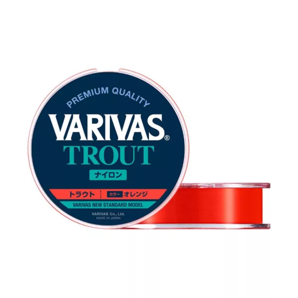 Varivas Trout 100m 0,165mm 4lb Flash Orange Monofil Vlasec