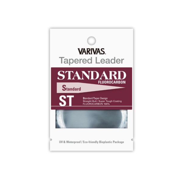 Varivas Kužeľovitý Náväzec Tapered Leader Standard ST Fluorocarbon 6X 2,74m 0,140-0,45mm Muškársky Náväzec