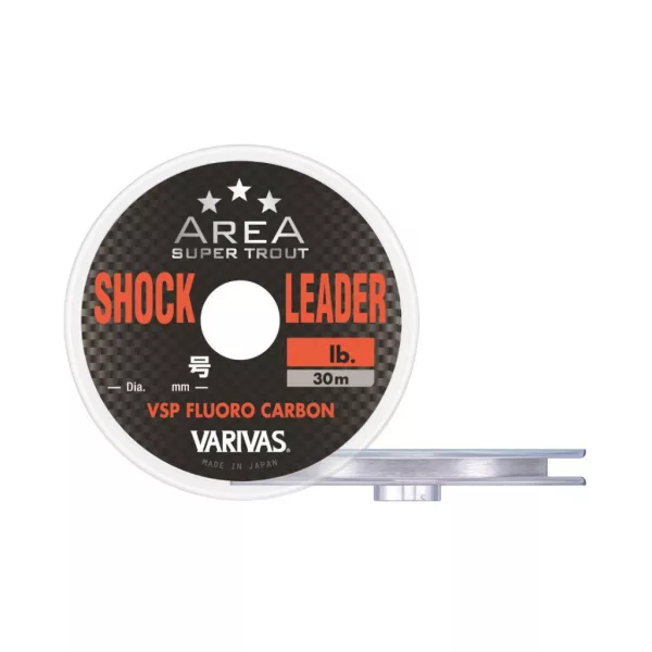 Varivas Super Trout Area VSP Fluorocarbon ShockLeader 30m 0,104mm 2lb Fluorocarbon Náväzec