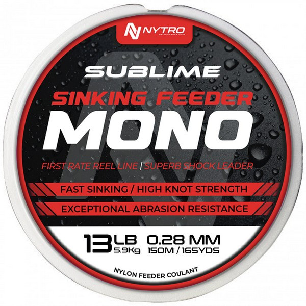 Nytro Sublime Sinking Feeder 0,33mm Monofil Hlavný Vlasec 150m