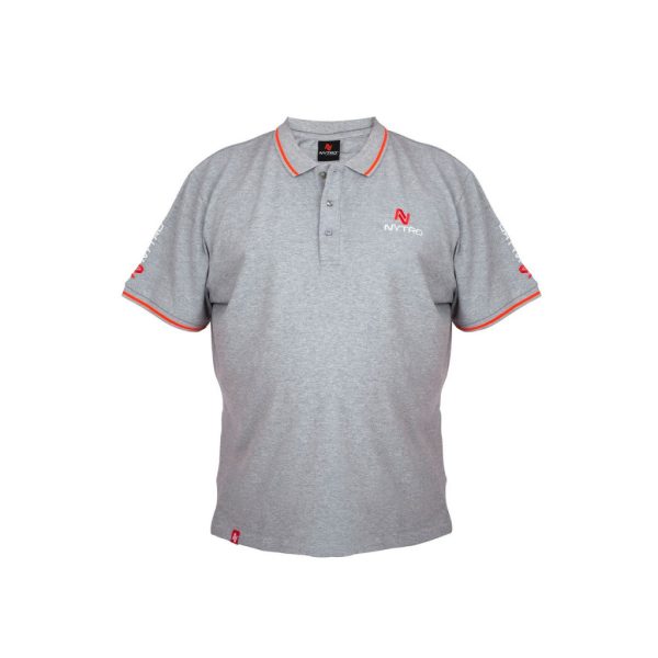 Nytro Light Marl Grey Polo Shirt Tričko XL