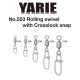 Yarie 553 Crosslock Snap 35lb Obratlík 6ks