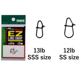 Yarie 555 Micro Ez Line Snap 13lb SSS Karabínka 8ks