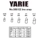 Yarie 558 Ez Line Snap 15lb 000 Kapocs 11ks