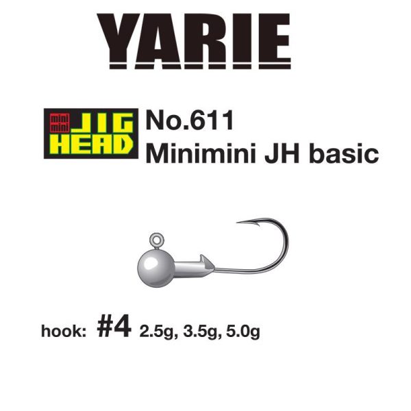 Yarie 611 Mini Basic 4 5,5gr Jigová hlavička 5ks
