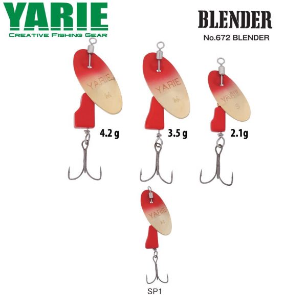 Yarie 672 Blender 2,1gr SP1 Red/Red Rotačka