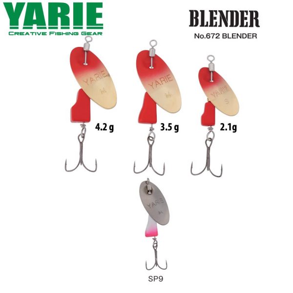 Yarie 672 Blender 2,1gr SP9 Silver Pink Rotačka