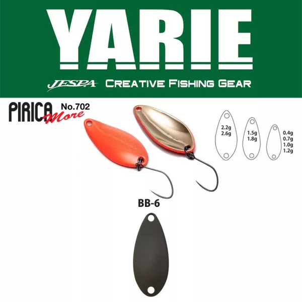 Yarie 702 Pirica More 1,0gr BB6 Dark Olive Rotačka