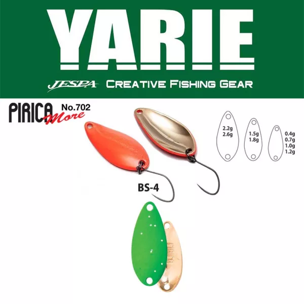 Yarie 702 Pirica More 1,0gr BS4 Lime Glitter Lyžicová Návnada