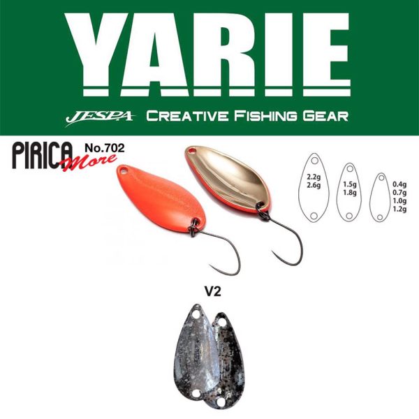 Yarie 702 Pirica More 1,0gr V2 Naive Silver Lyžičkový vobler