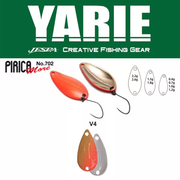 Yarie 702 Pirica More 1,0gr V4 MG Ice Lyžičkový vobler