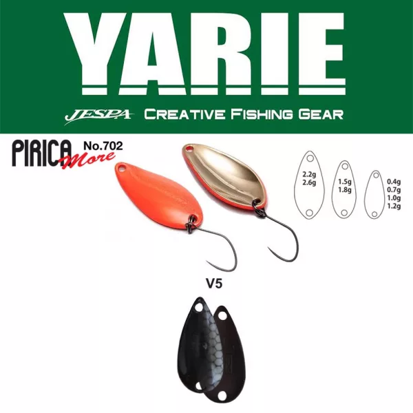 Yarie 702 Pirica More 1,0gr V5 D6 Lyžicová Návnada
