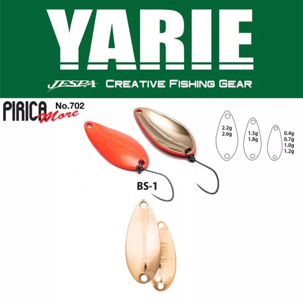 Yarie 702 Pirica More 1,5gr BS-1 Gold Rotačka