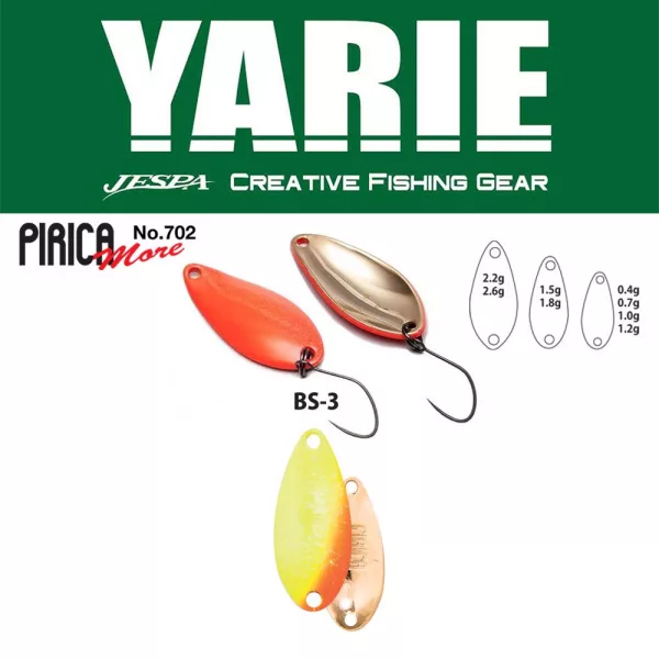 Yarie 702 Pirica More 1,5gr BS-3 First Lemon Lyžica Voblér