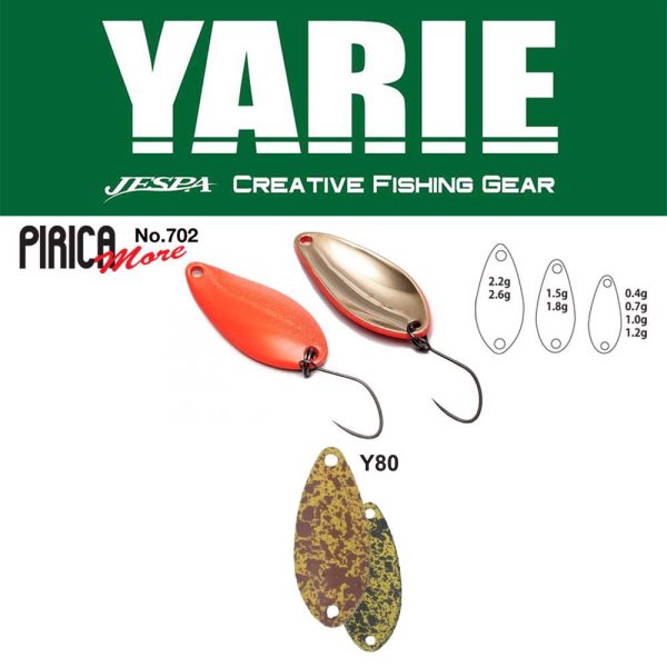Yarie 702 Pirica More 1,5gr Y80 Karasi Spice Lyžica Blýskač