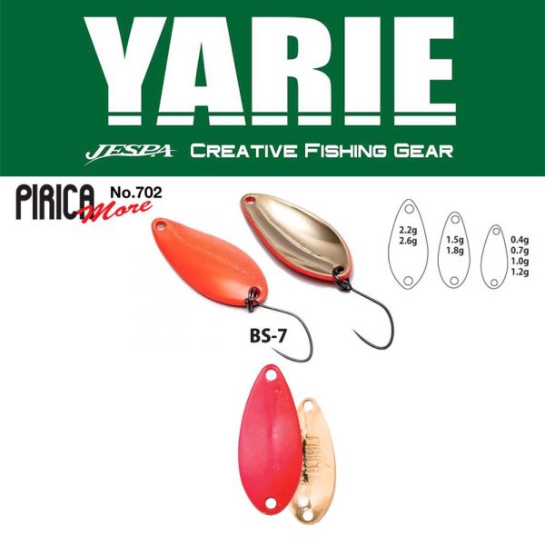 Yarie 702 Pirica More 1,8gr BS-7 Candy Pink Lyžička Vobler