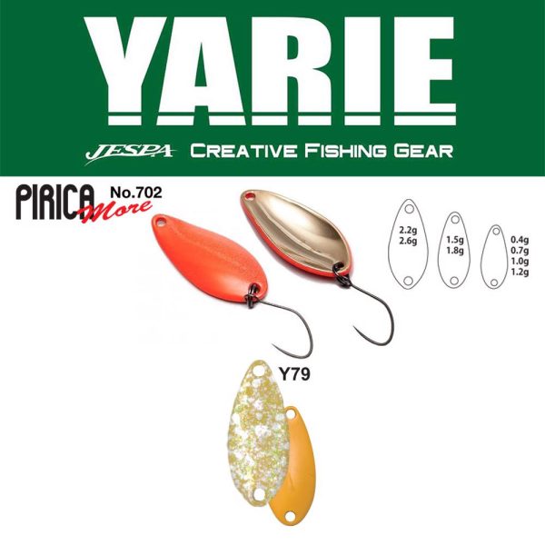 Yarie 702 Pirica More 1,8gr Y79 Zarame Lyžicová Nástraha