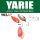 Yarie 702 Pirica More 2,2gr BS-5 Matte Red Lyžica Vobler