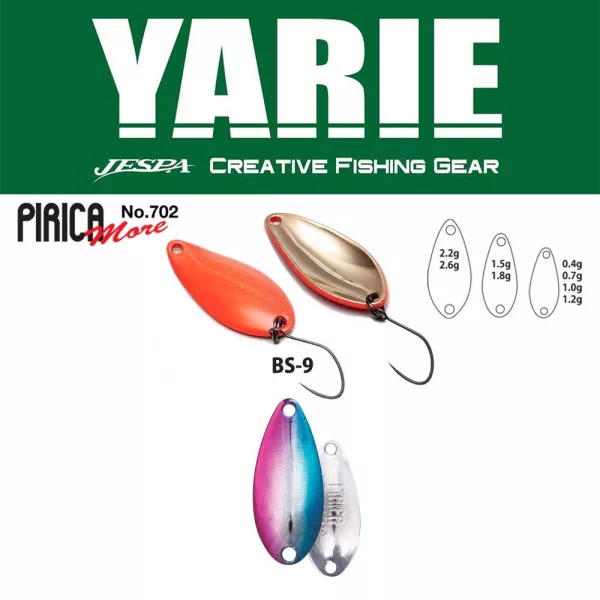 Yarie 702 Pirica More 2,2gr BS-9 Blue/Pink Lyžica Vobler