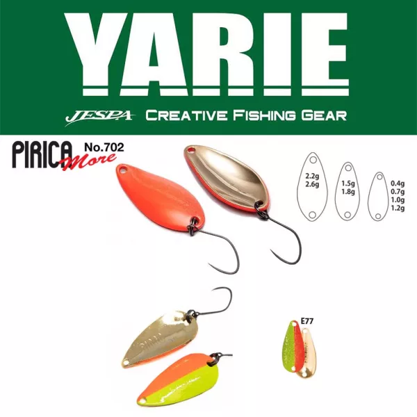 Yarie 702 Pirica More 2,2gr E77 Half Mac Lopatka