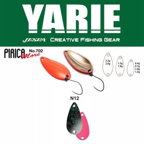 Yarie 702 Pirica More 2,2gr N12 Slash Pink Lyžicový Blinker
