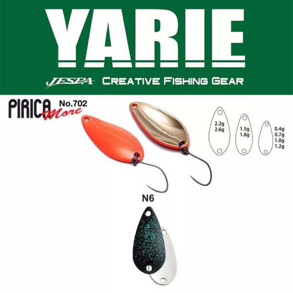 Yarie 702 Pirica More 2,2gr N6 Hororin Panda Lyžicový Blinker