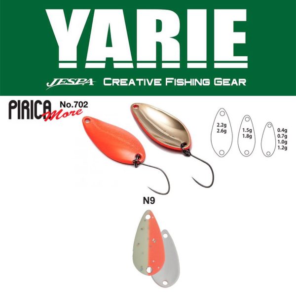 Yarie 702 Pirica More 2,2gr N9 Two By Glow Lyžica Vobler