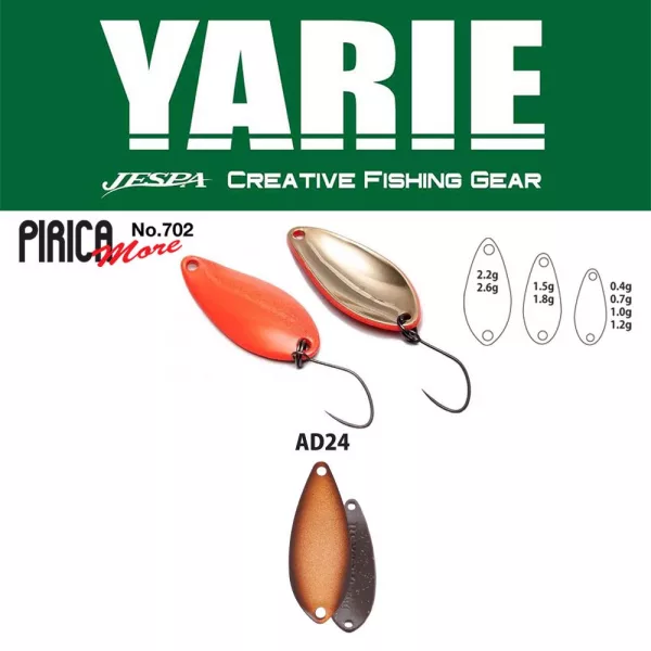 Yarie 702 Pirica More 2,6gr AD24 Oyster Lyžica Voblery