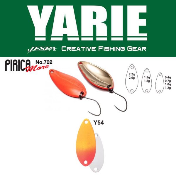 Yarie 702 Pirica More 2,6gr Y54 Orange/Red plandavka