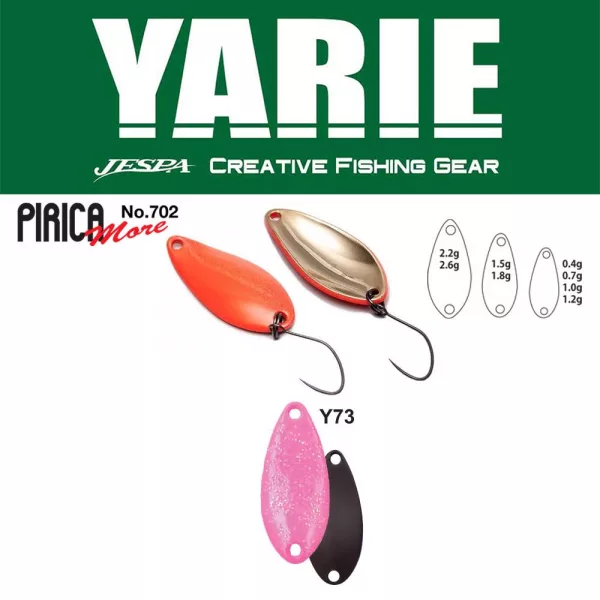 Yarie 702 Pirica More 2,6gr Y73 Pink Hololume Lyžica Vobler