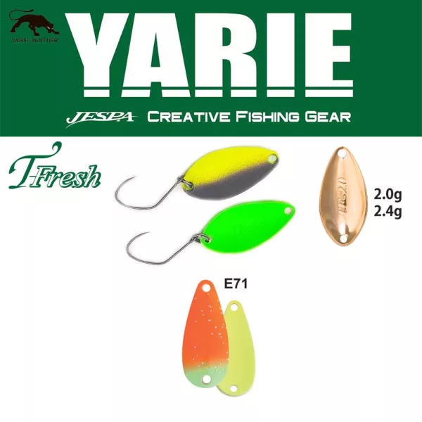 Yarie 708T T-Fresh 2,4gr E71 AG Carrot Lyžica Blikačka
