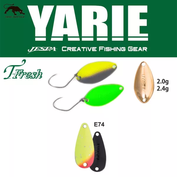 Yarie 708T T-Fresh 2,4gr E74 Lemon Squash Lyžica Blikač