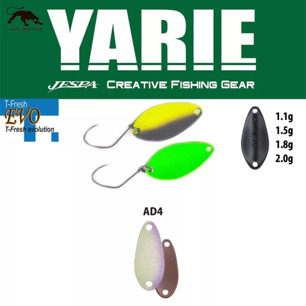 Yarie 710T T-Fresh Evo 1,1gr AD4 Milk Cocoa Lyžica Blikačka