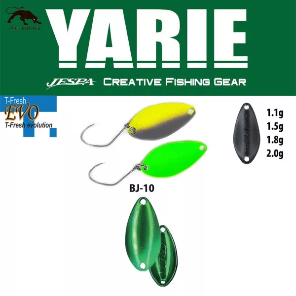 Yarie 710T T-Fresh Evo 1,5gr BJ-10 Uesama Lyžica Blikač