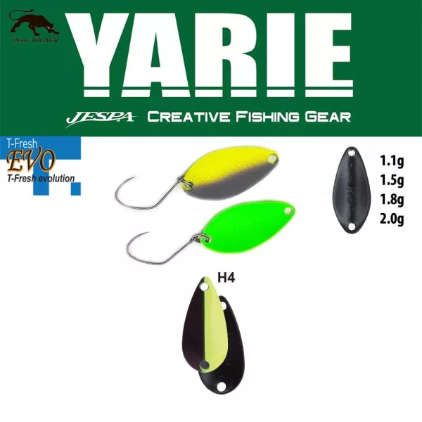 Yarie 710T T-Fresh Evo 1,5gr H4 KM Haif Lyžicový Vobler