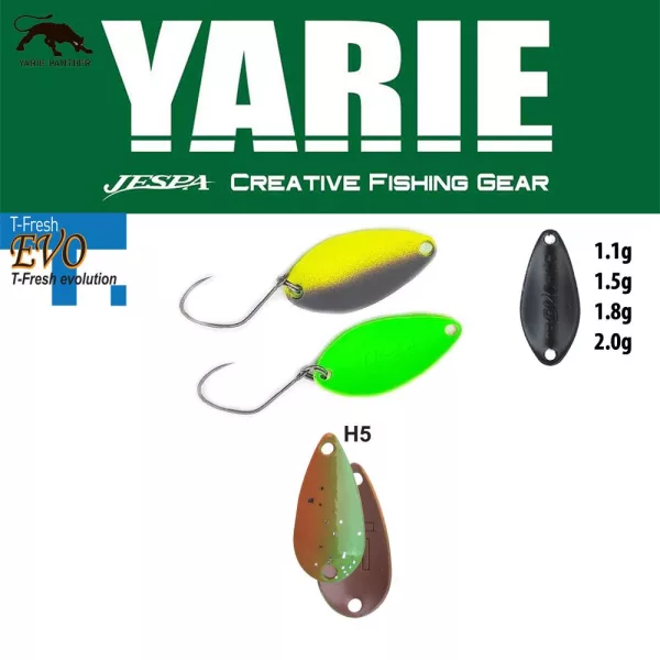 Yarie 710T T-Fresh Evo 1,5gr H5 Thirty-Eight Lyžicová Nástraha