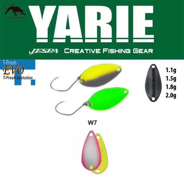 Yarie 710T T-Fresh Evo 1,5gr W7 WPN-N Lyžica blikačka