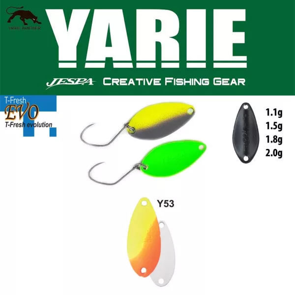 Yarie 710T T-Fresh Evo 1,5gr Y53 Lemon/Orange Trblietka