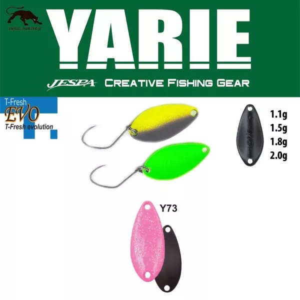 Yarie 710T T-Fresh Evo 1,5gr Y73 Pink Holo Trblietka