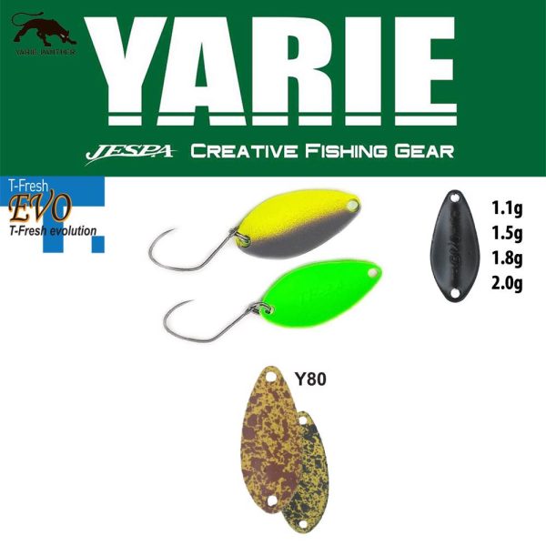 Yarie 710T T-Fresh Evo 1,5gr Y80 Karasi Spice Lyžica Blikač
