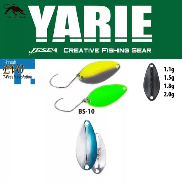 Plandavka Yarie 710T T-Fresh Evo 1,8gr BS-10 Blue/Silver
