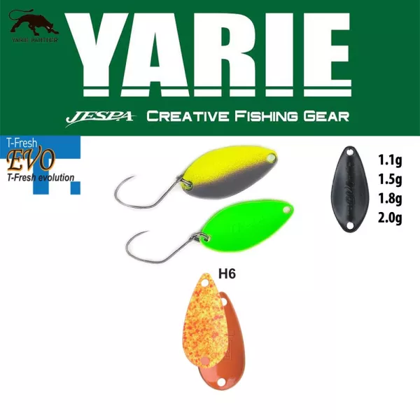 Yarie 710T T-Fresh Evo 1,8gr H6 Daidai Squash Lyžica Blikač