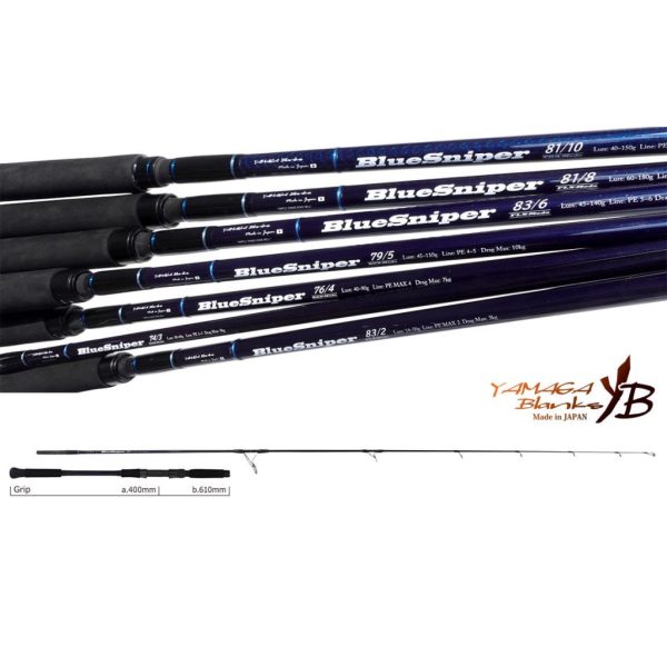 Yamaga Blanks Blue Sniper 74/3 RGD Mode 2,26m 30-60gr Nyéltoldós Pergető Bot